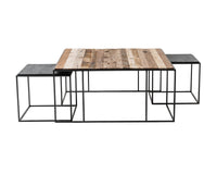 Thumbnail for NovaSolo Rustika Nesting Coffee Table Set Coffee Table NovaSolo 100 cm 