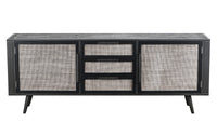 Thumbnail for NovaSolo Nordic Buffet 2 Doors 3 Drawers Buffet NovaSolo Nordic Black 78.74 x 17.72 x 30.31 