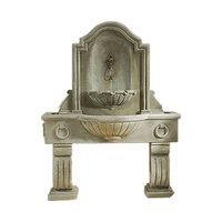 Thumbnail for Anduze Outdoor Cast Stone Garden Wall Fountain Tall For Spout Fountain Tuscan 