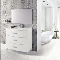 Thumbnail for Eviva Bari 32″ Freestanding Bathroom Vanity with Integrated White Porcelain Sink Vanity Eviva White 