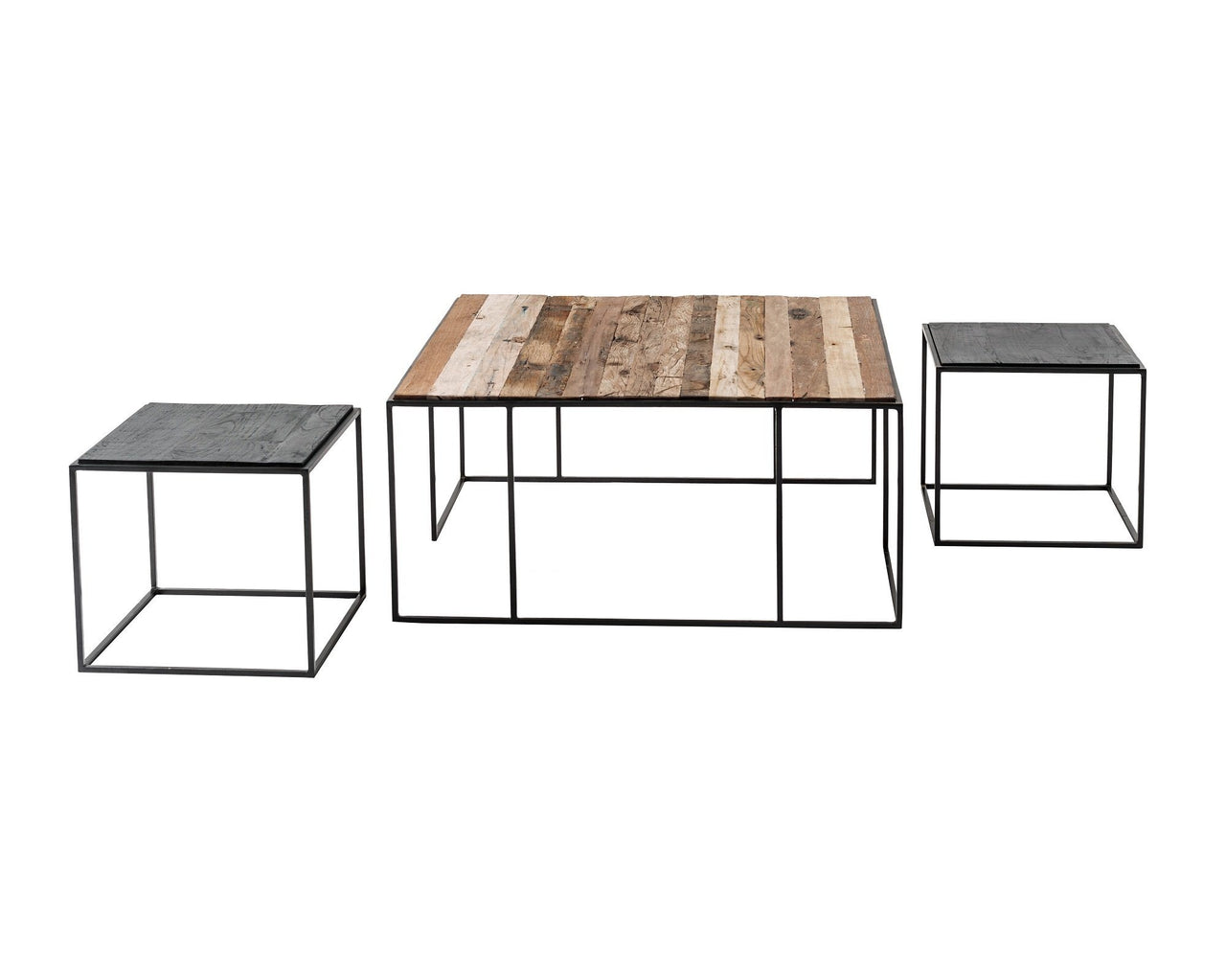 NovaSolo Rustika Nesting Coffee Table Set Coffee Table NovaSolo 