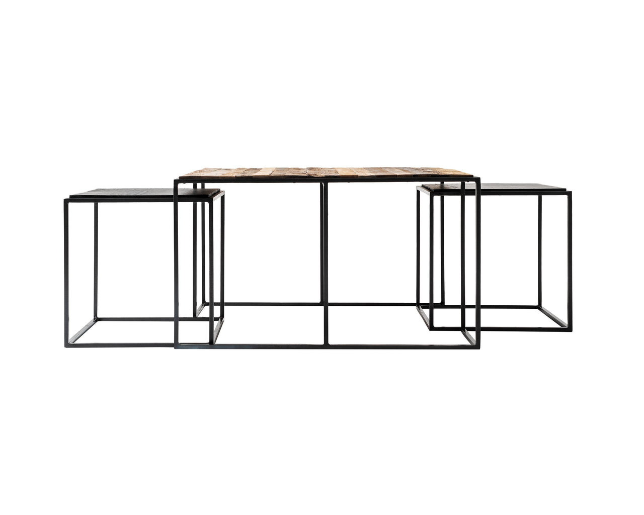 NovaSolo Rustika Nesting Coffee Table Set Coffee Table NovaSolo 