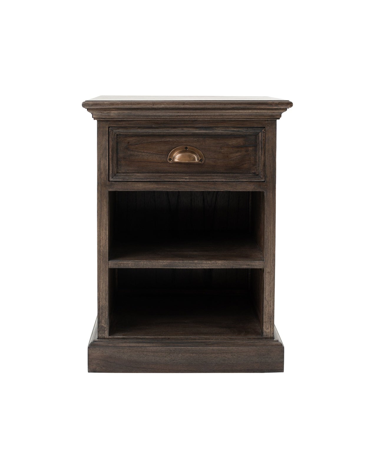NovaSolo Halifax T764 BedsideTable with shelves Bedside Table NovaSolo Black Wash 