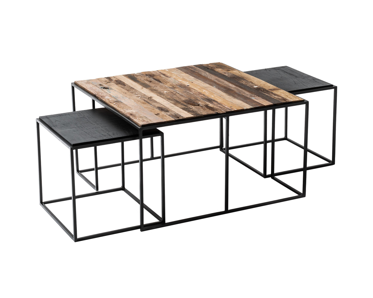 NovaSolo Rustika Nesting Coffee Table Set Coffee Table NovaSolo 