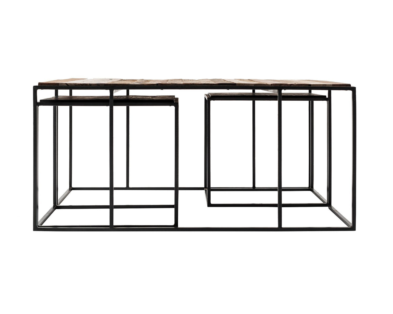 NovaSolo Rustika Nesting Coffee Table Set Coffee Table NovaSolo 