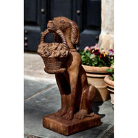 Thumbnail for Campania International Vintage Dog with Basket Stone Series Campania International 