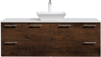 Thumbnail for Eviva Luxury 60 Inch Single Sink Bathroom Vanity with Top Bathroom Vanity Eviva Rosewood 