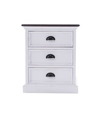 Thumbnail for Bedside Drawer Unit Bedside Drawer Unit NovaSolo White & Deep Brown 