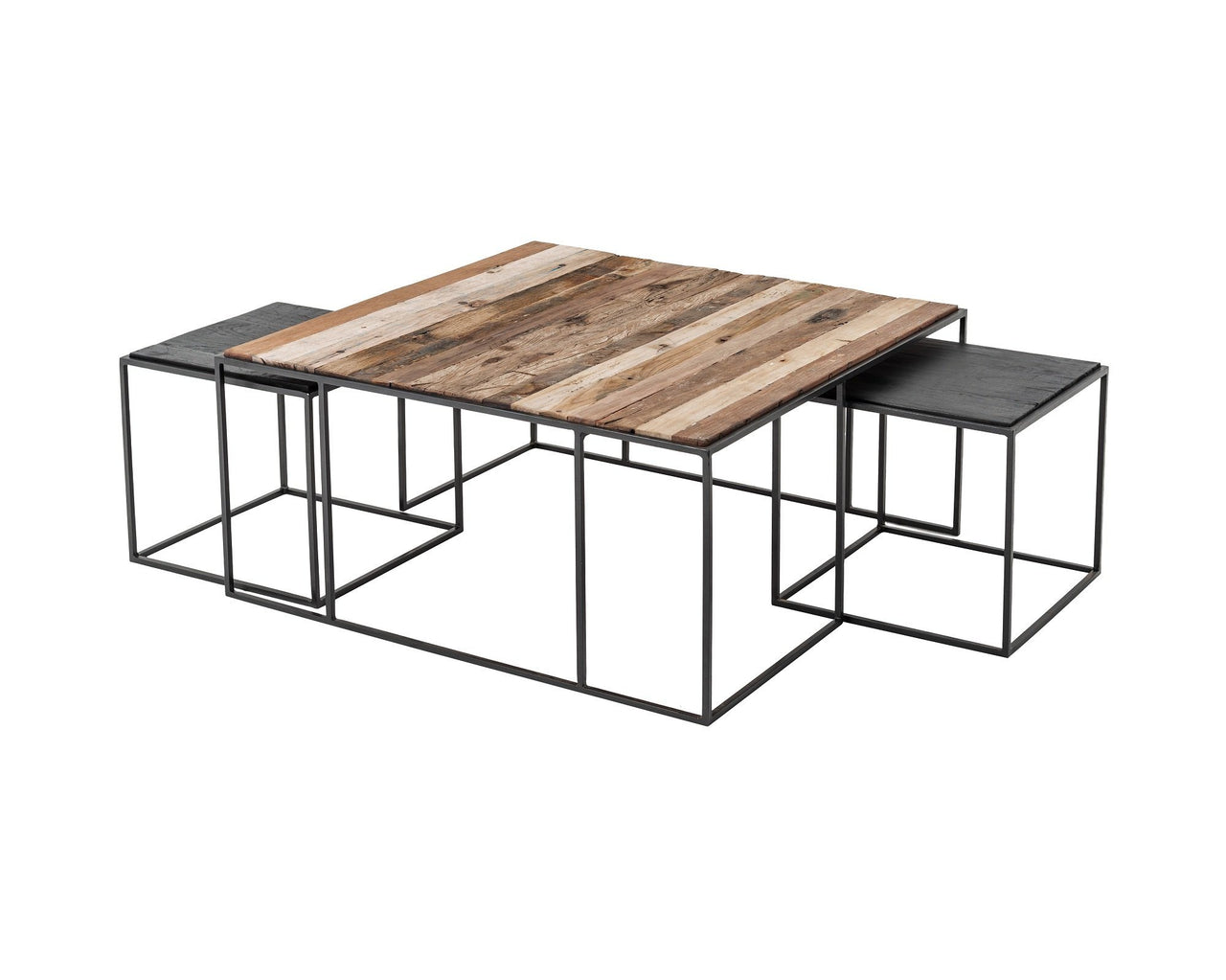 NovaSolo Rustika Nesting Coffee Table Set Coffee Table NovaSolo 