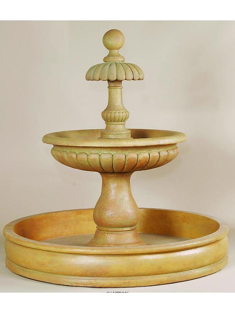 Thermae Pond Outdoor Water Cast Stone Fountain Fountain Tuscan 