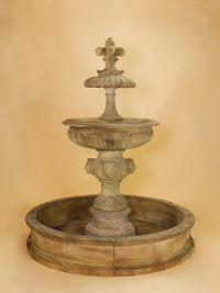 Thumbnail for Piazza Veneta Cast Stone Outdoor Fountain Fountain Tuscan 
