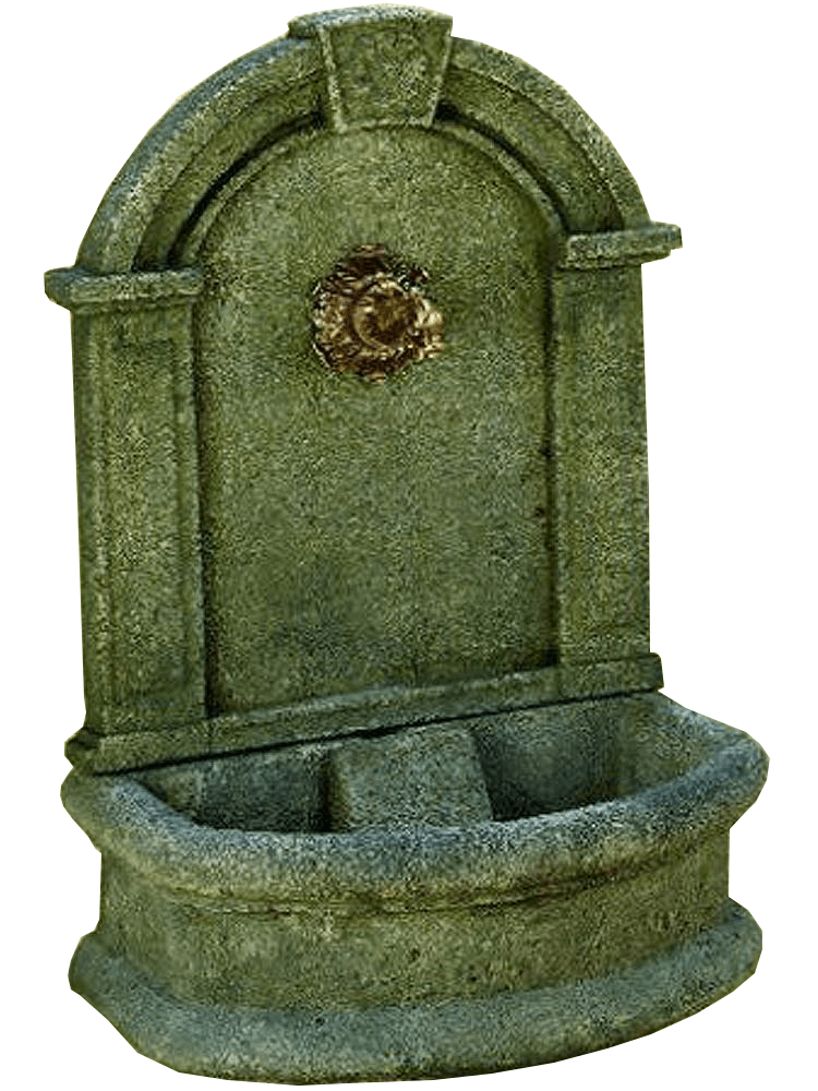 Umbra Wall Cast Stone Outdoor Garden Fountain Tiered Fountain Fountain Tuscan 