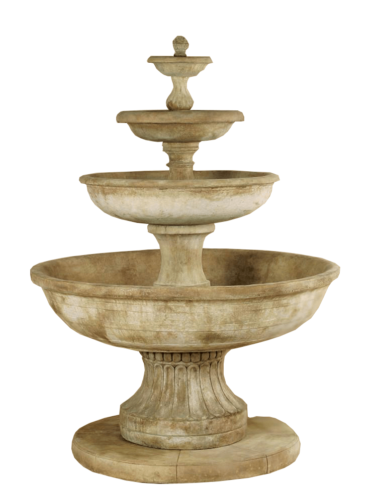 Four Tier Marina Cast Stone Outdoor Garden Fountain Fountain Tuscan 