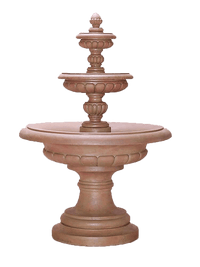 Thumbnail for Via Roma Three Tier Cast Stone Outdoor Garden Fountain Fountain Tuscan 