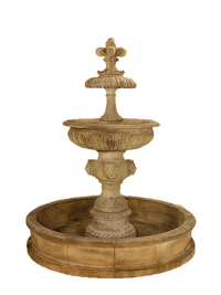 Thumbnail for Piazza Veneta Cast Stone Outdoor Fountain Fountain Tuscan 