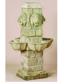 Thumbnail for Ponte Bacoli Cast Stone Outdoor Garden Fountain With Spout Fountain Tuscan 