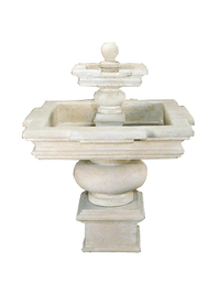 Thumbnail for Fontana Quadra Cast Stone Outdoor Garden Fountain Fountain Tuscan 