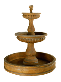 Thumbnail for Dorica Pond Cast Stone Outdoor Garden Fountain Fountain Tuscan 