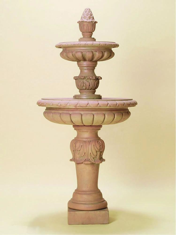 Fonte Acanto Cast Stone Outdoor Garden Fountain Fountain Tuscan 