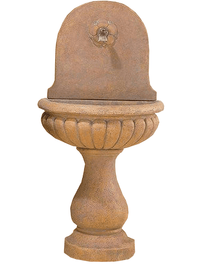 Thumbnail for Tepula Wall Cast Stone Outdoor Garden Water Fountain for Spout Fountain Tuscan 