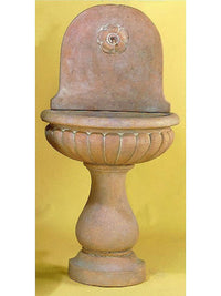 Thumbnail for Tepula Wall Cast Stone Outdoor Garden Fountain With Spout Fountain Tuscan 