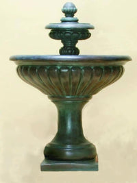 Thumbnail for Bergamo Cast Stone Outdoor Garden Fountain Fountain Tuscan 