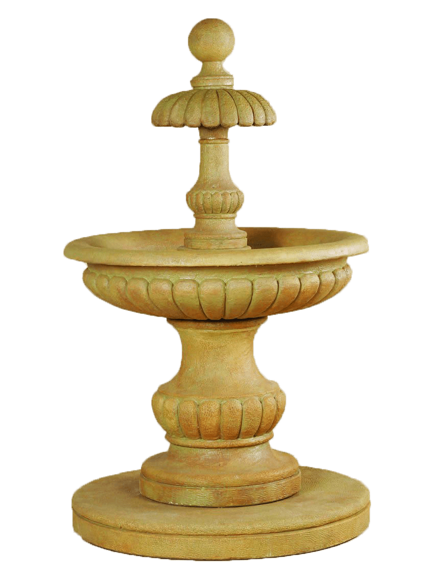 Porto Cervo Cast Stone Outdoor Water Fountain Fountain Tuscan 