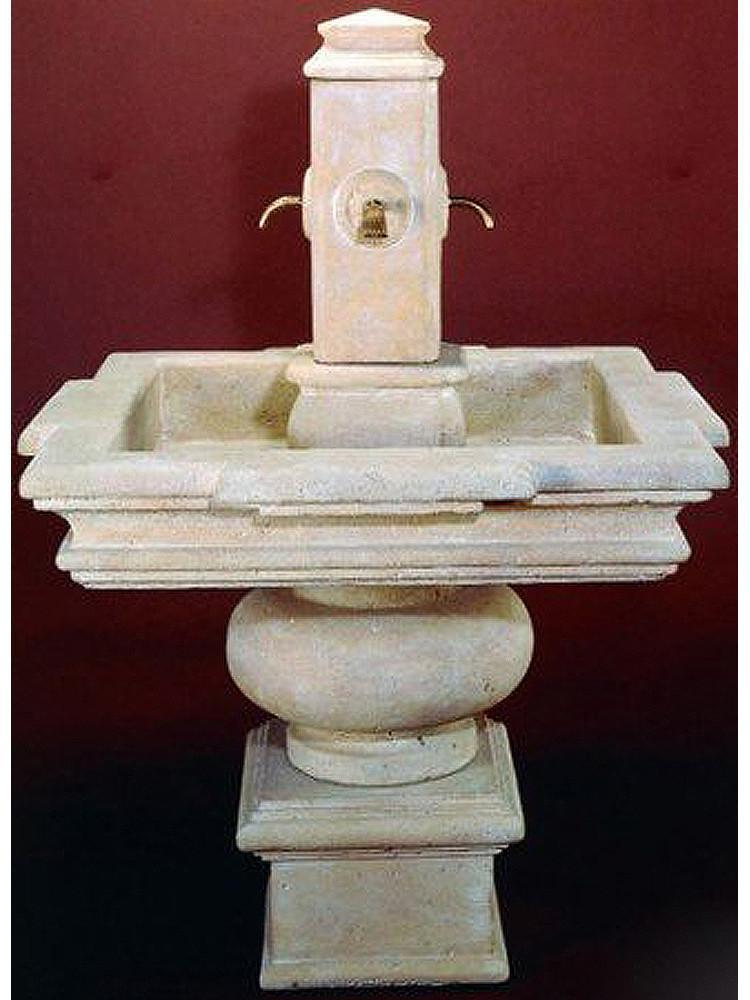 Versilia Cast Stone Outdoor Garden Water Fountain For Spout Fountain Tuscan 