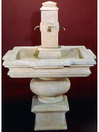 Thumbnail for Versilia Cast Stone Outdoor Garden Water Fountain For Spout Fountain Tuscan 