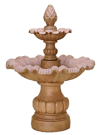 Thumbnail for Viterbo Two Tier Cast Stone Outdoor Garden Fountain Fountain Tuscan 