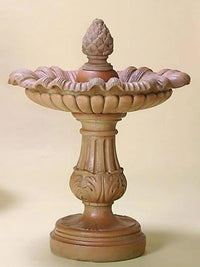 Thumbnail for Pavia Pineapple Cast Stone Outdoor Garden Fountain Fountain Tuscan 