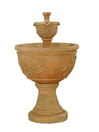 Thumbnail for Oliva Two Tier Cast Srone Outdoor Water Fountain Fountain Tuscan 