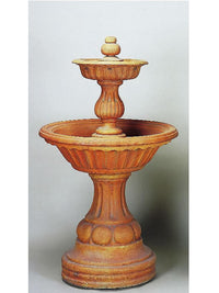 Thumbnail for Siena Ada Cast Stone Outdoor Garden Fountain With Spout Fountain Tuscan 