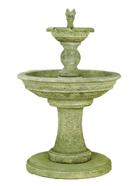 Thumbnail for Antiquarium Two Tier Cast Stone Outdoor Water Fountain Fountain Tuscan 