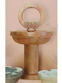 Thumbnail for Contempo Cast Stone Outdoor Garden Fountain Fountain Tuscan 
