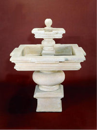 Thumbnail for Fontana Quadra Cast Stone Outdoor Garden Fountain Fountain Tuscan 