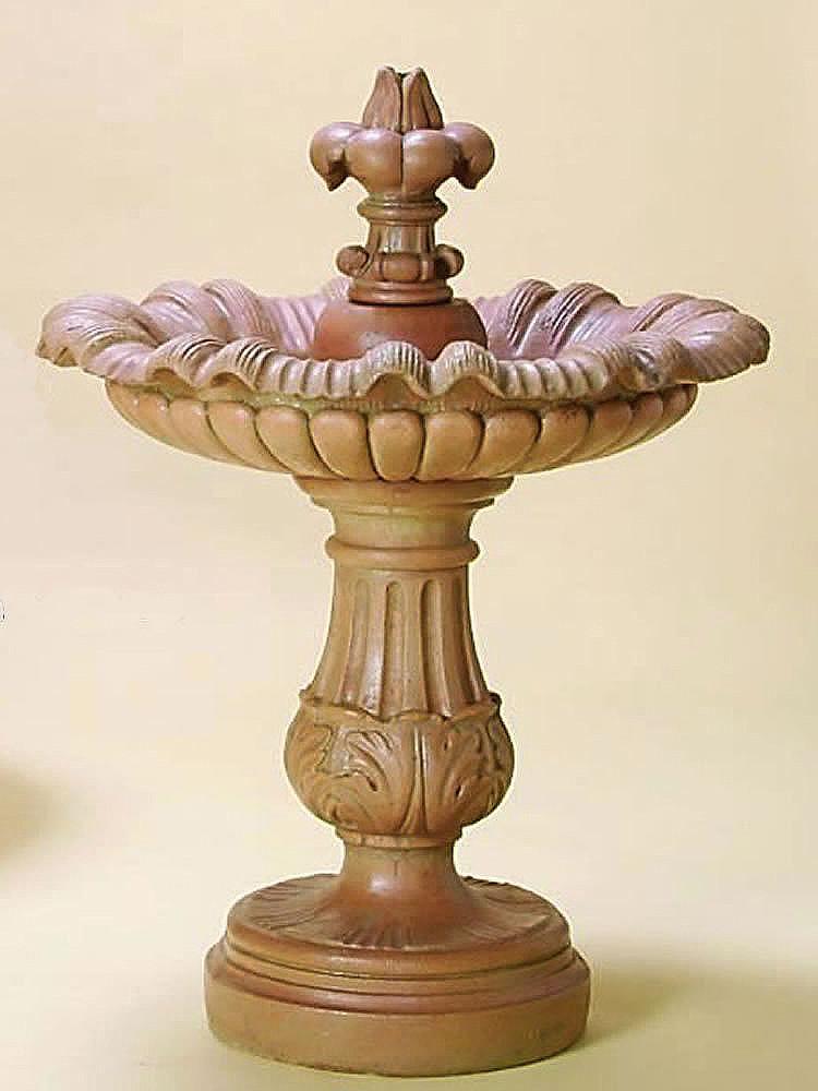 Elba Cast Stone Outdoor Garden Fountain Fountain Tuscan 