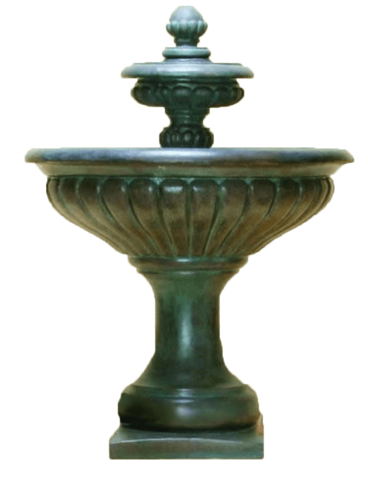 Bergamo Cast Stone Outdoor Garden Fountain Fountain Tuscan 