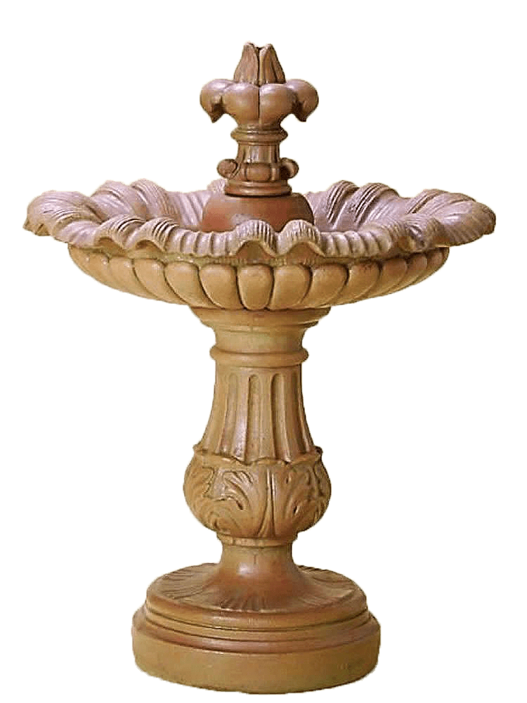 Elba Cast Stone Outdoor Garden Fountain Fountain Tuscan 
