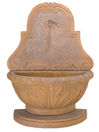 Thumbnail for Como Wall Cast Stone Outdoor Garden Water Fountain for Spout Fountain Tuscan 