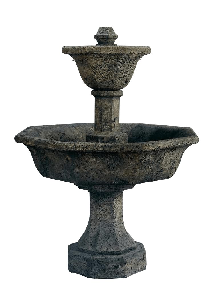 Caterina Cast Stone Outdoor Garden Fountain Fountain Tuscan 