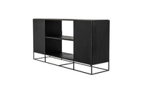 Thumbnail for NovaSolo Rustika Sideboard 2 Doors Open Shelving Sideboard NovaSolo 