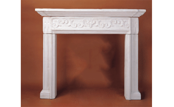 Scroll Mantel Cast Stone Fireplace Mantels Tuscan 