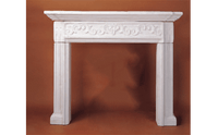 Thumbnail for Scroll Mantel Cast Stone Fireplace Mantels Tuscan 