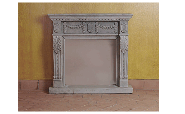 Acanto Mantel No Insert Cast Stone Fireplace Mantels Tuscan 