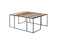 Thumbnail for NovaSolo Rustika Nesting Coffee Table Set Coffee Table NovaSolo 