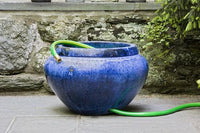 Thumbnail for Campania International Glazed Pottery Hose Pot w/Lip Pot Campania International Riviera Blue 