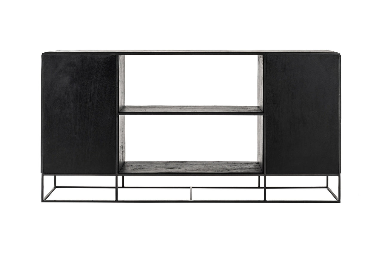 NovaSolo Rustika Sideboard 2 Doors Open Shelving Sideboard NovaSolo 