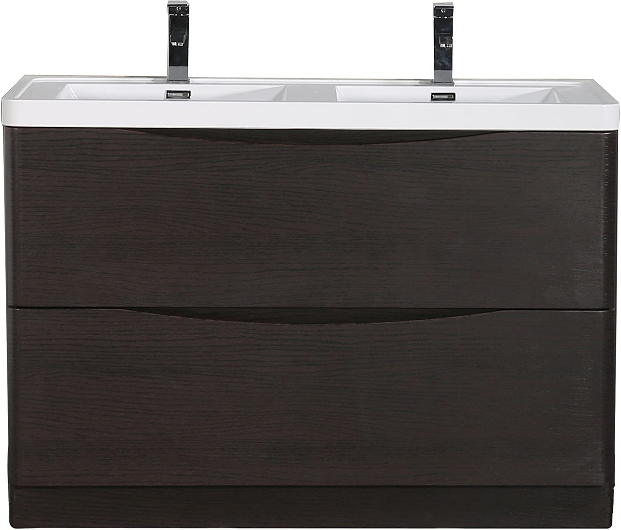 Eviva Smile 48" Chestnut Modern Bathroom Vanity Combination Bathroom Vanity Eviva 