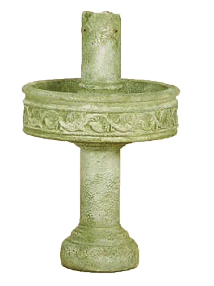 Pompeii Column Cast Stone Outdoor Garden With Tall Base Fountain Tuscan 